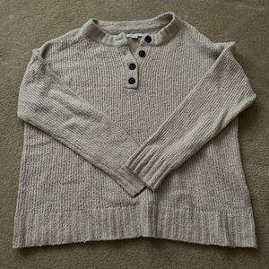 tan american eagle sweater size M